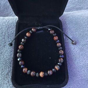 Elegant Beaded Bracelet with Adjustable Cord